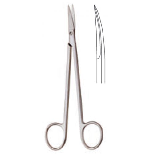 Kelly dissecting scissors curved
