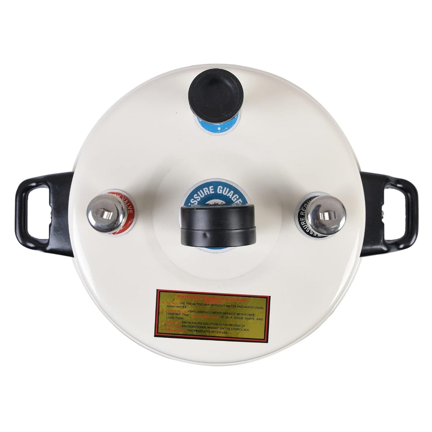 13 LAutoclave Sterilizer Electric with timer & 8x8 Sterilizer Dressing Drum Heavy Duty in Epoxy Finish (Size 11x9 inch)