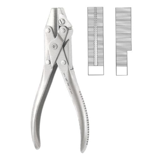 Parallel Forceps Parallel wire and nail extracting forceps with side cutter 18.5cm – REVITI