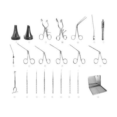 SET 6B TYMPANOPLASTY Set Of 22 Instruments